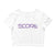 Score Bar / Kings Colors - Women’s Crop Tee